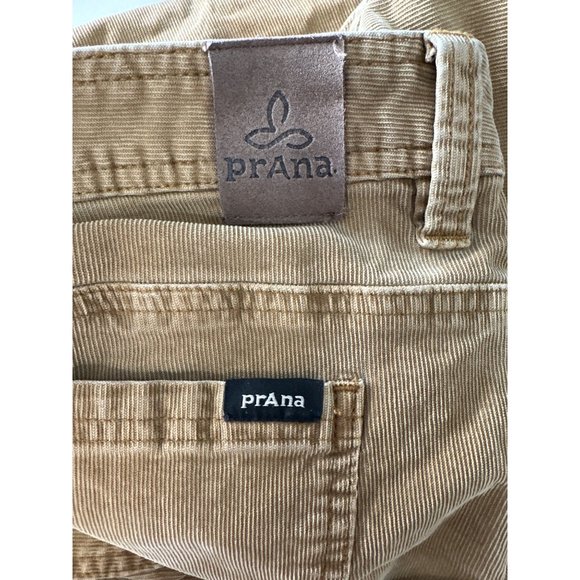 Prana men’s size 40x32 slim fit brown fine wale corduroy jeans FLAW - Picture 6 of 12
